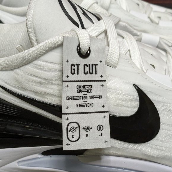 Nike Air Zoom GT Cut 2 TB Promo Men's 15 White Black Basketball shoes DX6650-100 - Picture 4 of 8